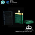 ADA--PA-303(12ML) 10ml green spray glass bottle with aluminium cap for cosmetic